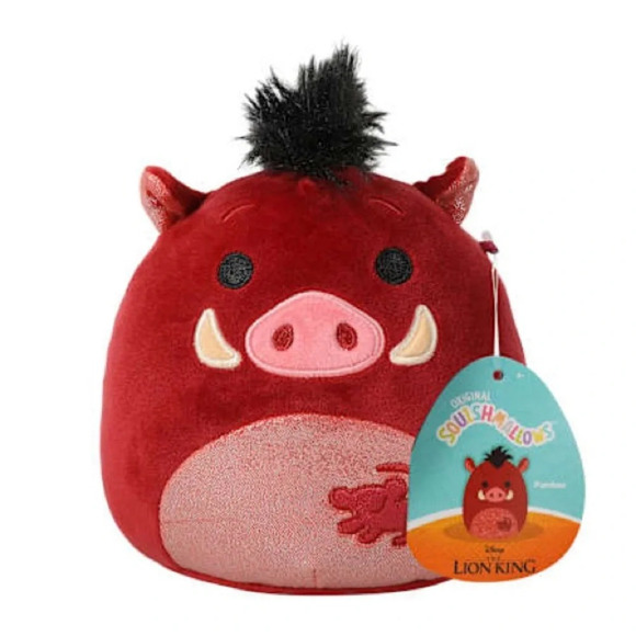 Disney The Lion King Glitter Squishmallows™ 6.5in Pumbaa - Picture 4 of 6